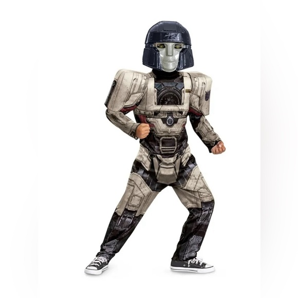 Disguise Transformers one Megatron D-16 deluxe child Costume. NWT various sizes